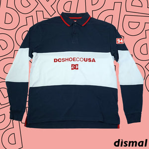 dc shoes cut and sew rugby polo